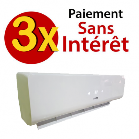 Climatiseur SABA 9000 BTU - Chaud/Froid (CSH-09HQB)