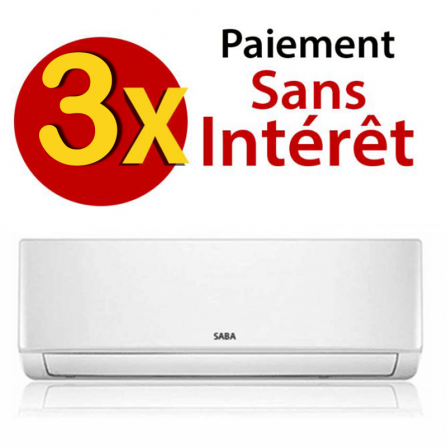 Climatiseur SABA 24000 BTU Chaud/Froid (CSH-24HQB)