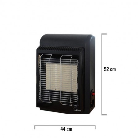 COALA CHAUFFAGE à GAZ NATUREL GN 4500W NOIR