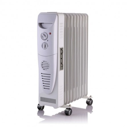 Radiateur à Bain d'huile NEWSTAR 11 Éléments 2500 Watts - Blanc (RAD11EL)