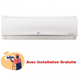 LG CLIMATISEUR INVERTER DUALCOOL E-LOOK 12000 BTU CHAUD & FROID (D12TEH)