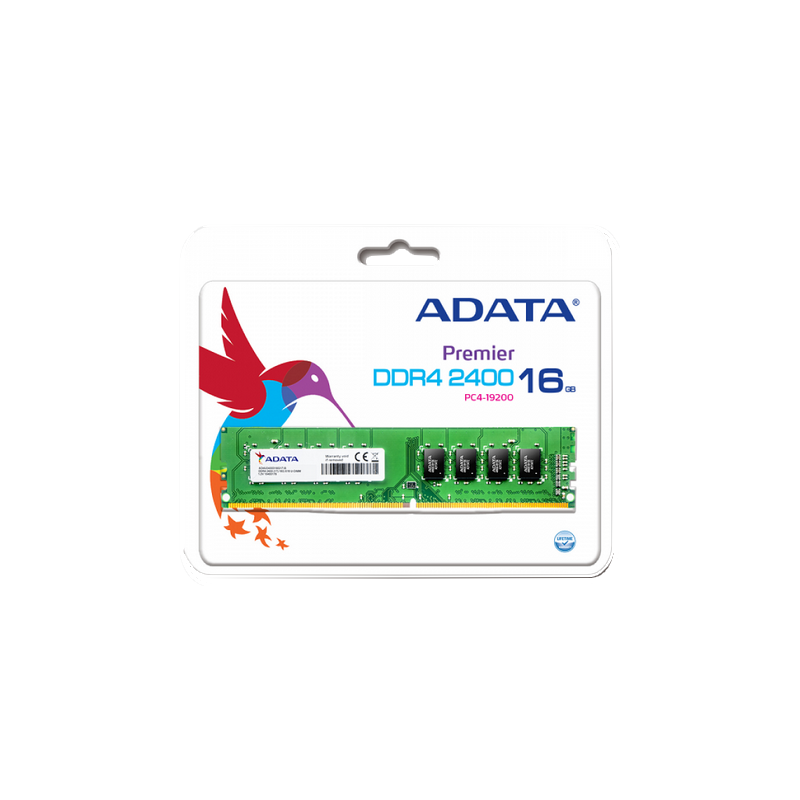 Barrette Mémoire ADATA 16G DDR4-2400 MHZ DIMM