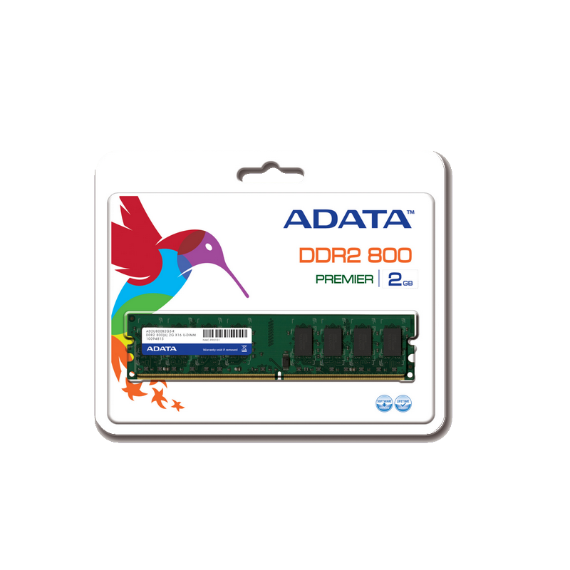 Barrette Mémoire ADATA  2GB DDR2 PC2 6400 800mHz
