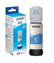 EPSON BOUTEILLE D'ENCRE ORIGINAL ECOTANK 103 - CYAN (C13T00S24A)