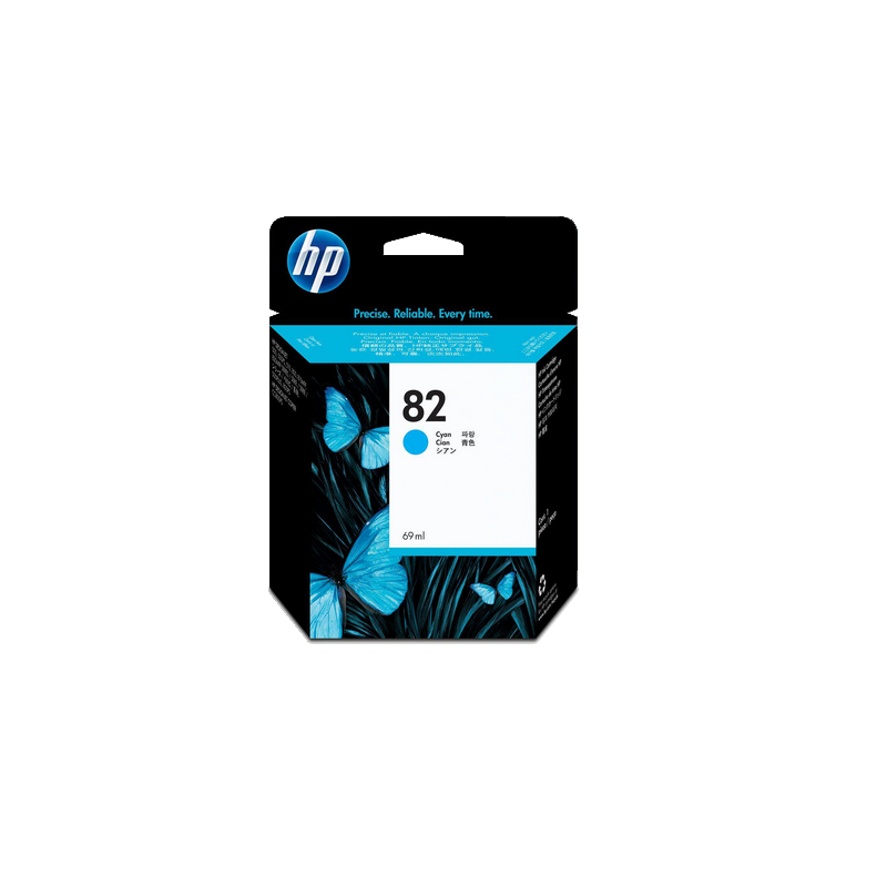 HP DesignJet 82 cartouche d'encre cyan, 69 ml