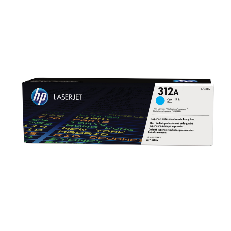 HP Toner adaptable laser 312a / cyan