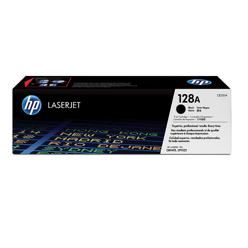 HP 128A toner LaserJet noir