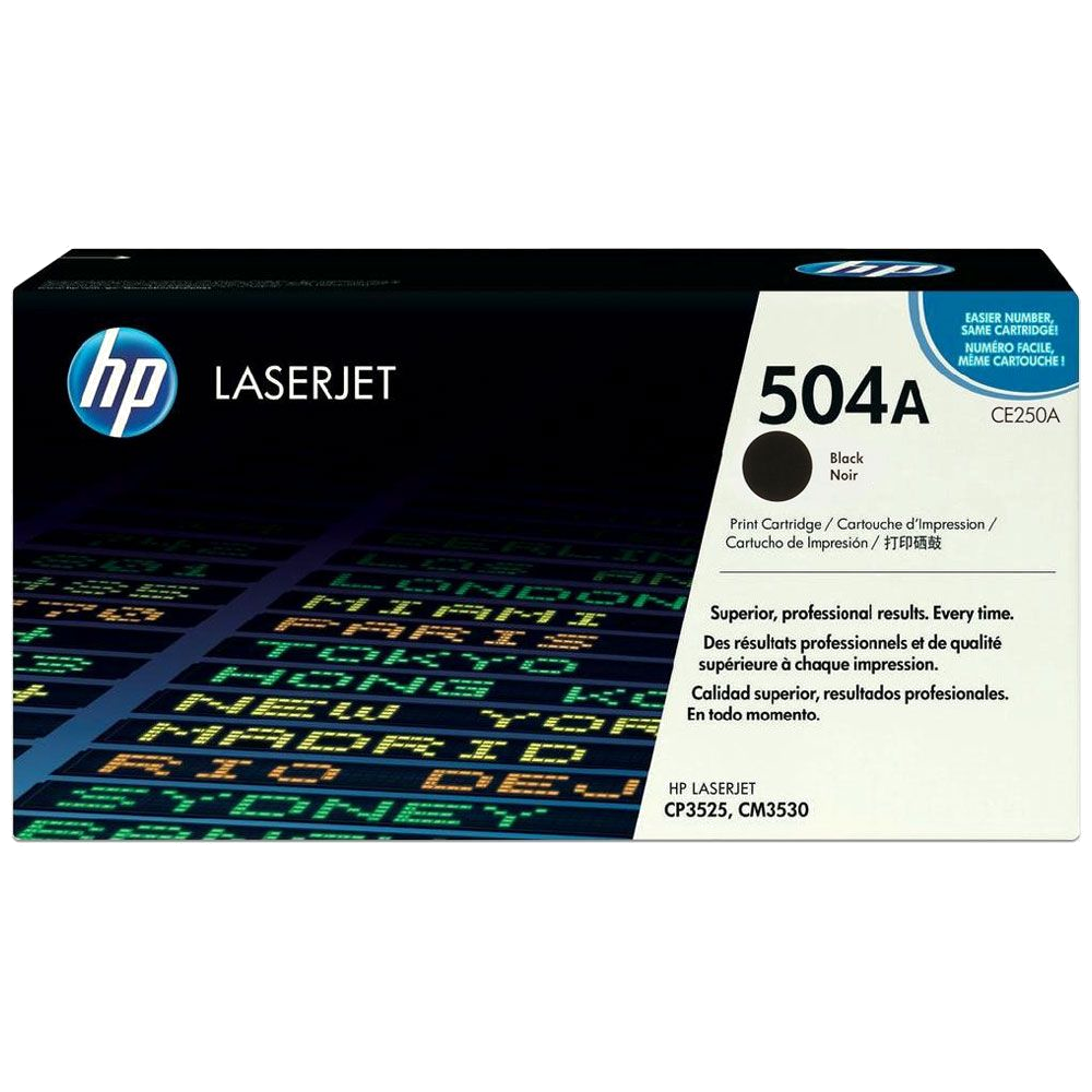 HP 504A toner LaserJet noir