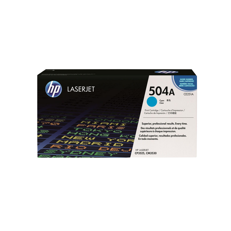 HP 504A toner LaserJet cyan