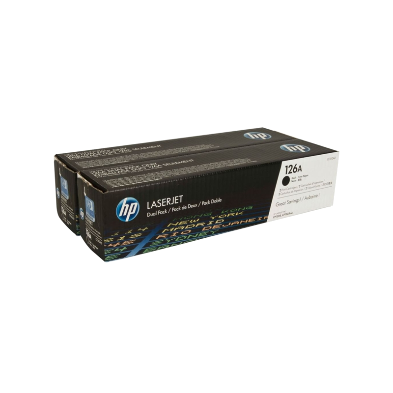 HP 126 BLACK DUAL BACK CARTRIDGE - CE310AD