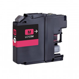 Cartouche Brother Adaptable  LC123 - Magenta