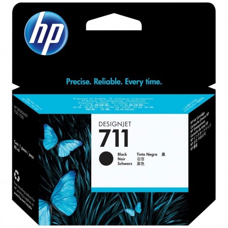 HP 711 Design Jet 80 ml Noir - CZ133A