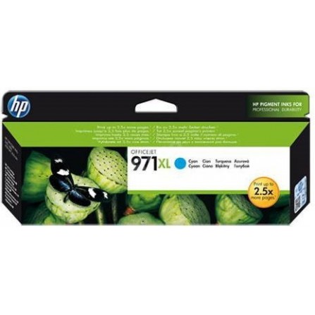 HP Cartouche d'encre 971XL Cyan