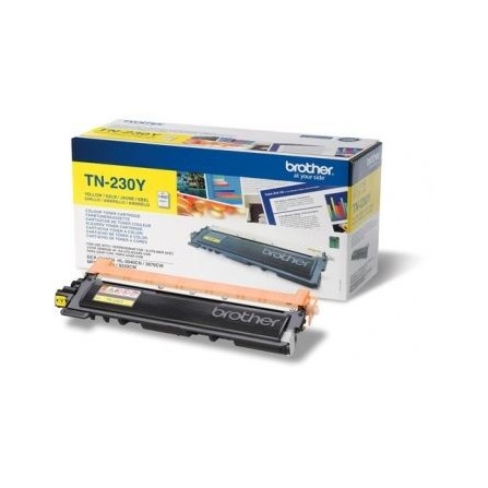 Toner Original Brother LaserJet TN230Y pour Brother HL3040CN , MFC9120CN - Jaune (1400 Pages)