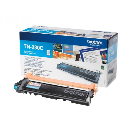 Toner Original Brother LaserJet TN230C pour Brother HL3040CN , MFC9120CN - Cyan (1400 Pages)