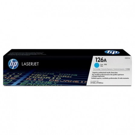 HP 126A LaserJet Cyan Authentique - CE311A