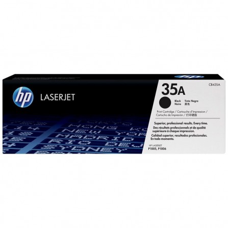 Toner Original HP LaserJet CB435A Pour HP 35A - Noir