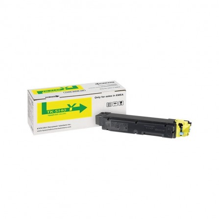 Toner Original Laser KYOCERA (5000 pages) - Jaune (TK-5140Y)