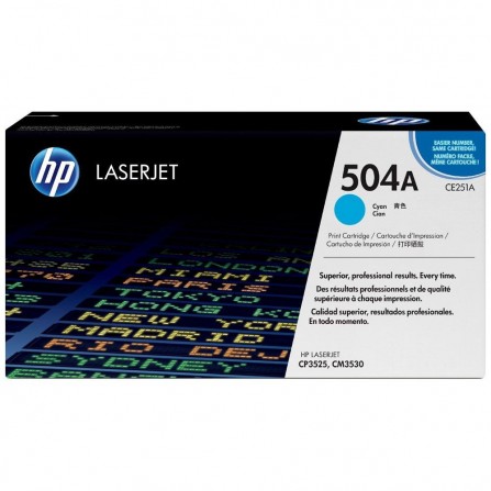 HP Toner LaserJet 504A Cyan