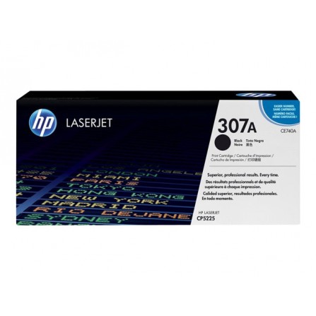 Toner Original HP LaserJet CE740A Pour HP 307A - Noir