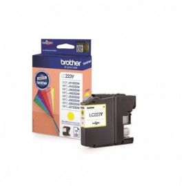 CARTOUCHE D'ENCRE BROTHER Adaptable LC223  - JAUNE