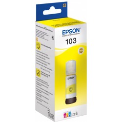 EPSON BOUTEILLE D'ENCRE ORIGINAL ECOTANK 103 - JAUNE (C13T00S44A )