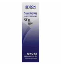RUBAN Epson SIDM Black Ribbon Cartridge for PLQ-20/22, 3-Pack