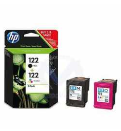 HP Pack Cartouches d'encre noir et couleurs HP 122 - CR340HE