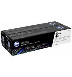 HP 126 BLACK DUAL BACK CARTRIDGE - CE310AD