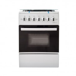 Cuisinière à Gaz SOTACER F6B40G2W 60cm - Blanc