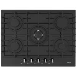 FOCUS PLAQUE DE CUISSON F406B 5 FEUX ? 70 CM ? VITRO CRYSTAL NOIR