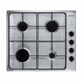 Plaque encastrable BRANDT 4 FEUX 60 CM - INOX