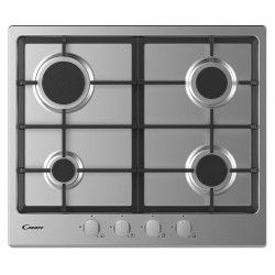 CANDY PLAQUE DE CUISSON 4 FEUX 60 CM -INOX- (CHG6BRX)