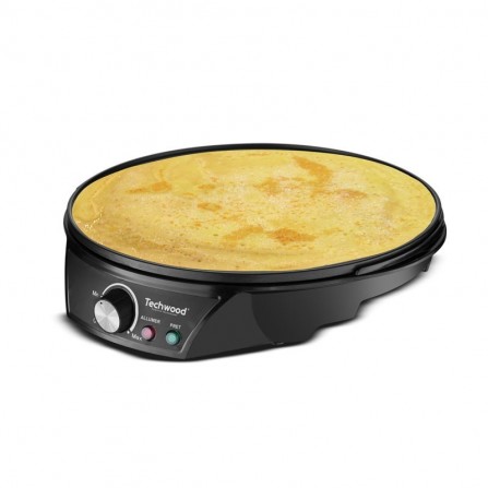 Crêpière électrique TECHWOOD Antiadhésif 1200 Watt - Noir (TCP-126)