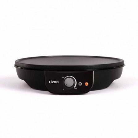 Crêpière LIVOO 30 CM 1000 Watt - Noir (DOP196)