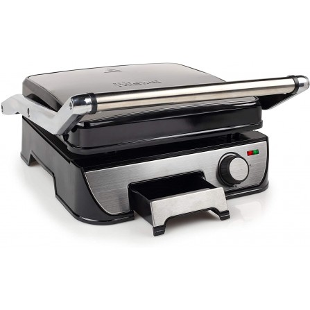 Appareil à Grille Viande & Panini TRISTAR - 2000 Watt - Noir (GR-2849)