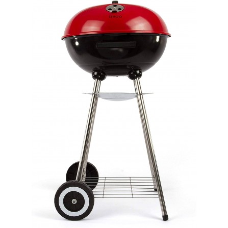 LIVOO BARBECUE à CHARBON DOC172R - ROUGE