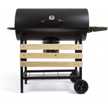 LIVOO DOC206, BARBECUE à CHARBON BARIL, 70CM