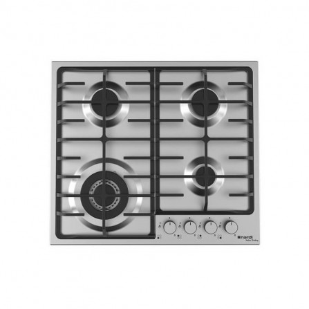 Plaque de Cuisson NARDI Avec Fonte 4 Feux 60 cm - Inox (VG43AVX.T001)