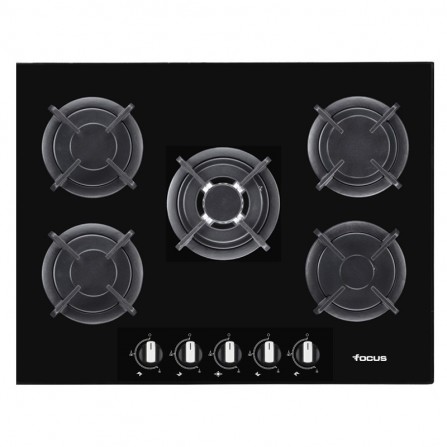 FOCUS PLAQUE ENCASTRABLE F.417 Vitro Noir 70 CM