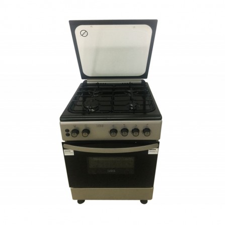 Cuisinière à Gaz SEG 4 Feux 60 cm - Noir (FG6402GBZB)