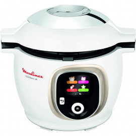 Multi Cuiseur Moulinex Intelligent Haute Cookeo 1600W Blanc (CE851A10)