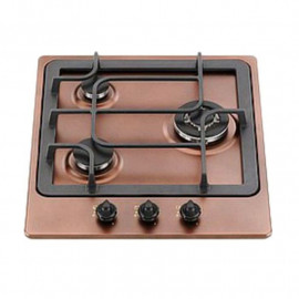 Plaque De Cuisson Encastrable Nardi 3 Feux 45Cm Cuivre