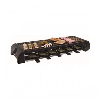 LIVOO APPAREIL à RACLETTE 12 PERSONNES 1800W