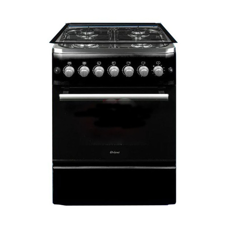 ORIENT Cuisinière OC-60-60TN AVEC TOURNE BROCHE NOIR