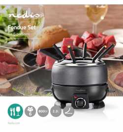 Appareil à Fondue 6 personnes 2,3 L -nedis