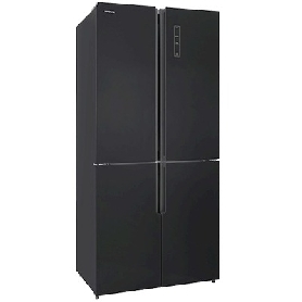 Réfrigérateur SILVERLINE side by side 4 portes Noir