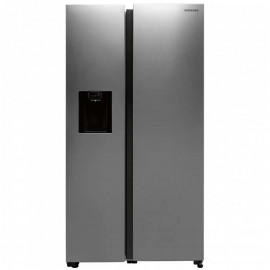 Réfrigérateur Samsung Side by Side RS68 Twin Cooling 609L Avec Distributeur D'eau Silver RS68A8820SL