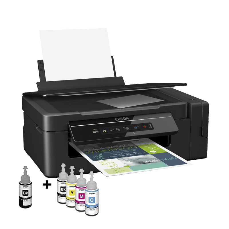 EPSON Imprimante Jet d'Encre à Réservoir Intégré ECOTANK ITS L4160 3En1 Couleur