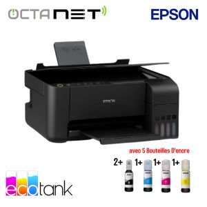 EPSON IMPRIMANTE JET D'ENCRE à RéSERVOIR INTéGRé ECOTANK L3150 3EN1 COULEUR